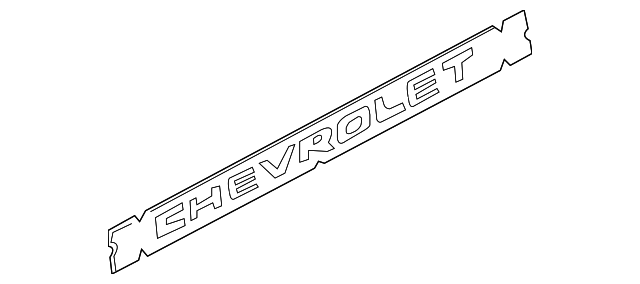 15788026 Деталь TAIL GATE LOGO