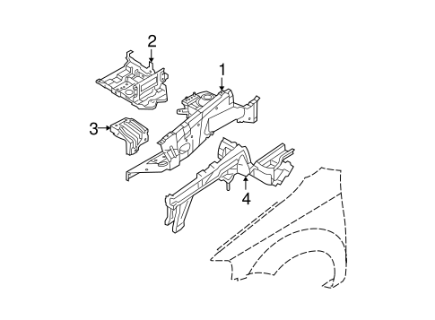 Structural Components & Rails for 2010 Chevrolet Aveo #0
