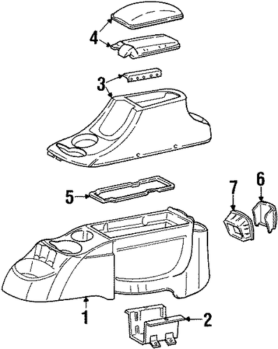 Sable CENTER CONSOLE