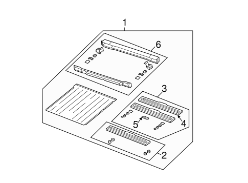Wrangler REAR FLOOR & RAILS