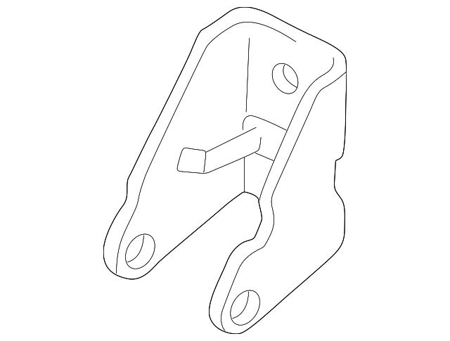 3S4Z6K034BA FRONT BRACKET, LEFT