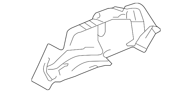 C2Z12251 Деталь TRUNK SIDE TRIM, LEFT