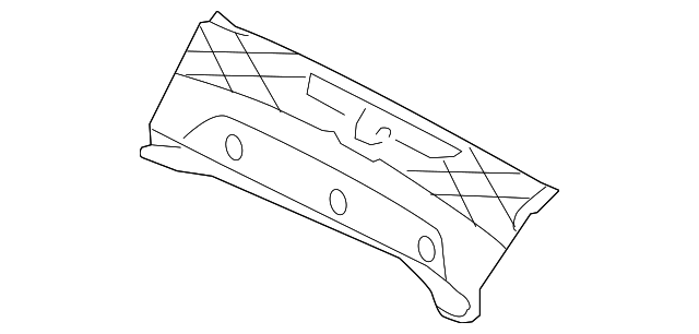 C2Z3349 Деталь REAR SILL PLATE