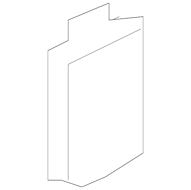 C2Z3089 Деталь TRUNK SIDE TRIM COVER, RIGHT