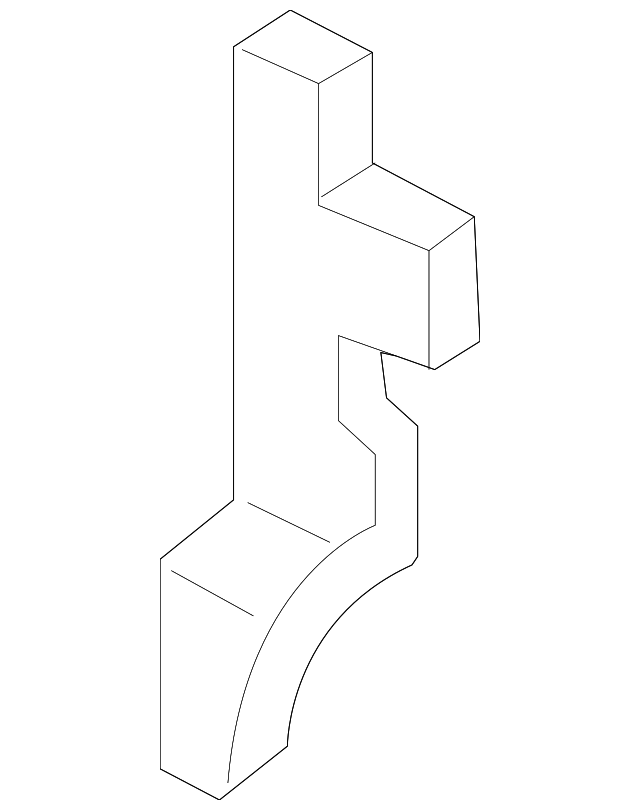 F8ZZ63021B32AA Деталь MOUNT BRACKET
