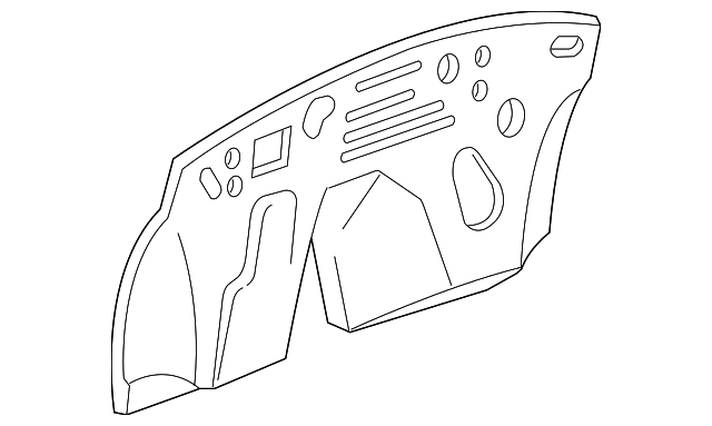 XR3Z6301610AA Деталь DASH PANEL