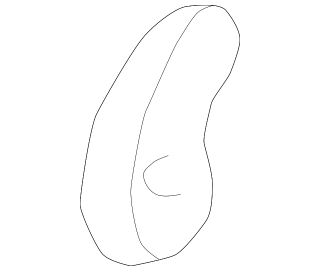 12473346 Деталь RELEASE HANDLE, LEFT