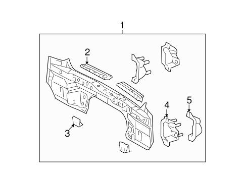 BODY/REAR BODY for 2010 Toyota Highlander #1