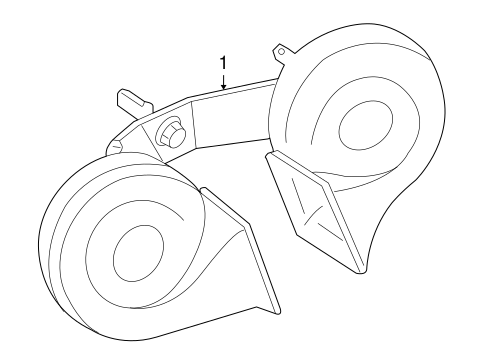 Electrical/Horn for 2009 Ford Taurus #1