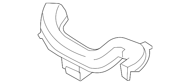 8E5Z-19B680-B Деталь AIR DUCT, RIGHT