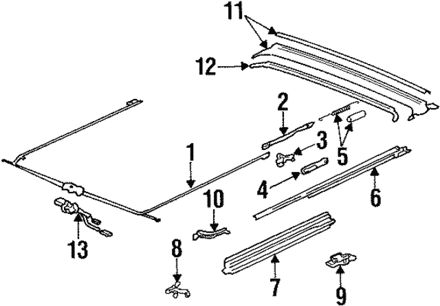 Rail, R Sunshade Rail, R Sunshade