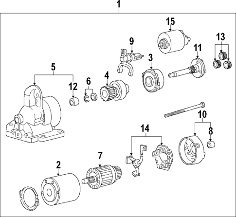 Starter for 2010 Mazda CX-7 #1