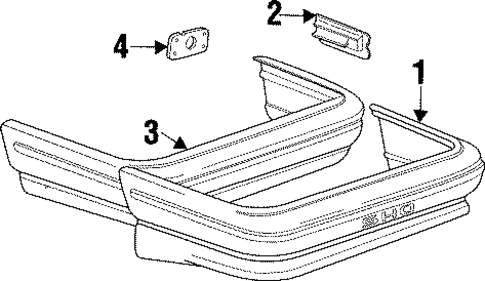 Taurus BUMPER & COMPONENTS - REAR 2
