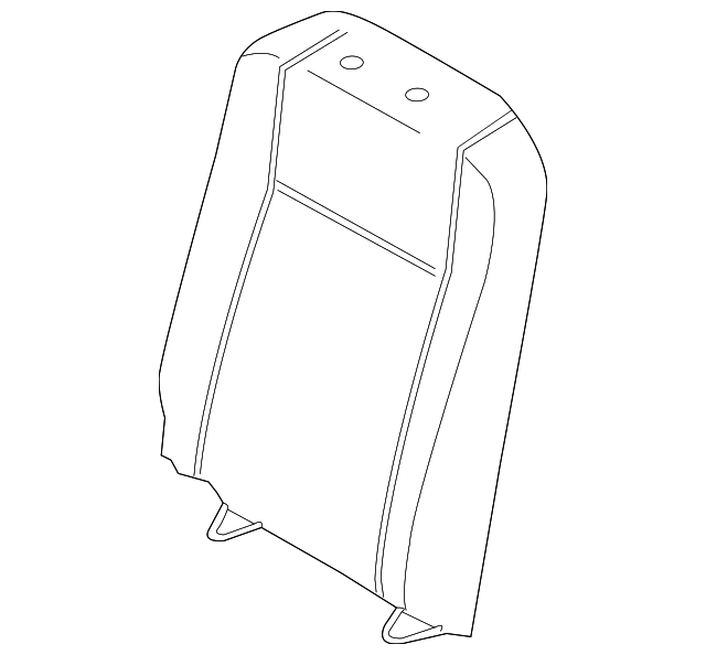 CK4Z-6366601-ZA Деталь SEAT BACK COVER, LEFT