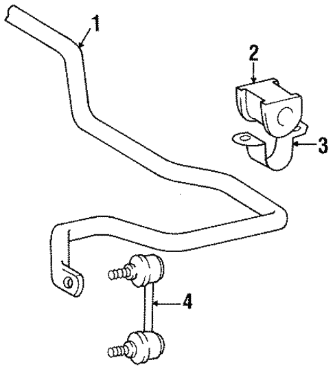 Stabilizer Bar & Components for 1986 Toyota Celica #0
