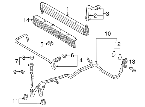 Cooling System/Trans Oil Cooler for 2014 Ford F-150 #1