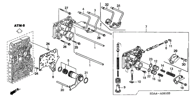 TRANSMISSION - AUTOMATIC/AT REGULATOR (L4) for 2005 Honda ACCORD SEDAN #1