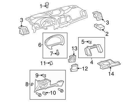BODY/INSTRUMENT PANEL COMPONENTS for 2012 Toyota Venza #1