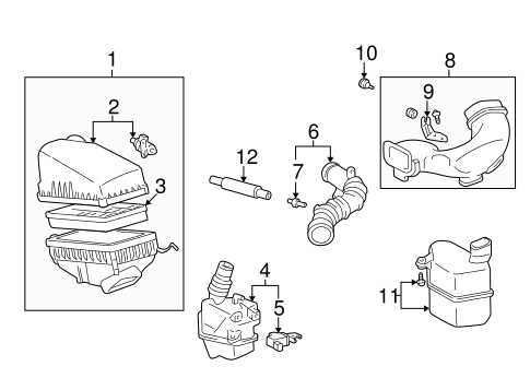 ENGINE/AIR INTAKE for 2000 Toyota Solara #1