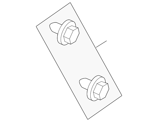 12769637 SIDE TRIM CLIP, LEFT