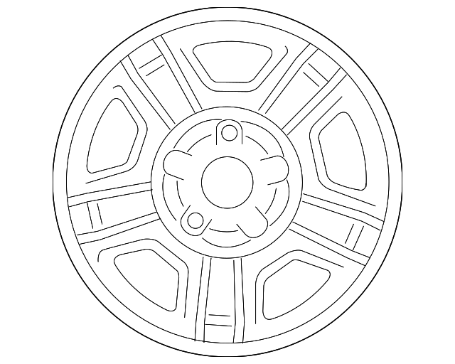 6E6Z-1007-C Деталь WHEEL, ALLOY