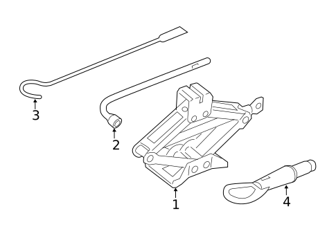 Jack & Components for 2020 Infiniti QX50 #0
