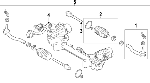 Steering Gear & Linkage for 2015 Infiniti Q50 #4