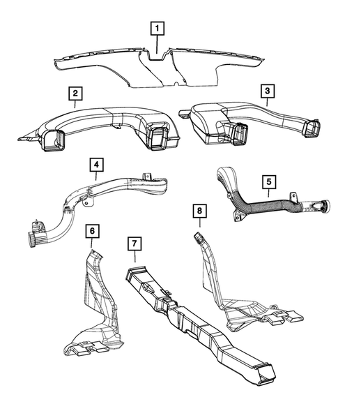 Air Ducts for 2016 Chrysler 300 #1