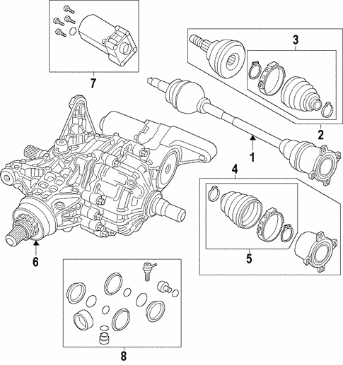 Drive Axles for 2015 Jeep Renegade #0
