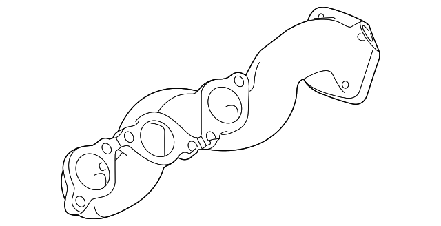 LR052349 Деталь EXHAUST MANIFOLD, LEFT