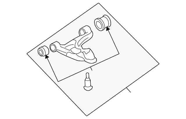 15224867 Деталь LOWER CNTRL ARM, LEFT