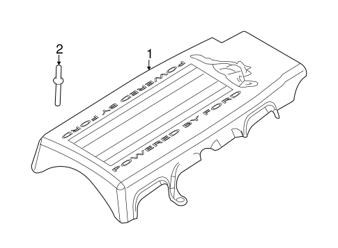 Mustang ENGINE APPEARANCE COVER