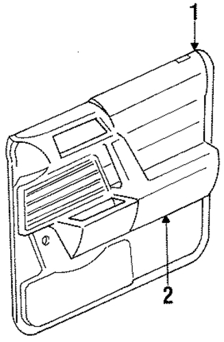 LeBaron INTERIOR TRIM - FRONT DOOR