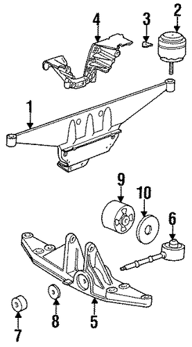 911 ENGINE & TRANS MOUNTING 2
