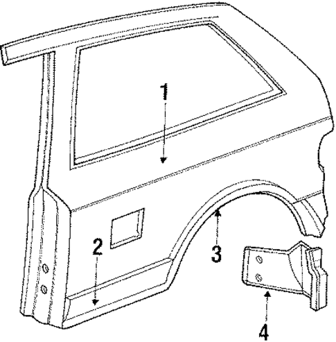 Protector, Rear Wheel Arch Protector, Rear Wheel Arch