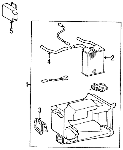 HVAC/HEATER for 1996 Toyota Land Cruiser #2