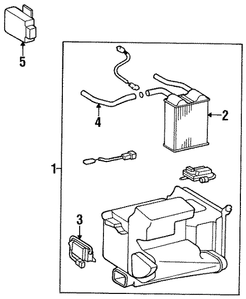 Heater for 1995 Toyota Land Cruiser #1