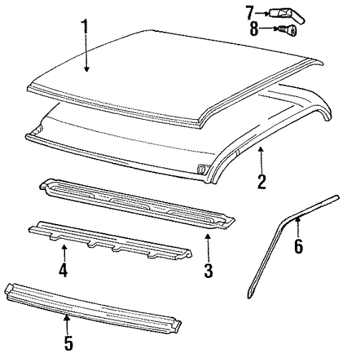 K3500 Pickup ROOF & COMPONENTS