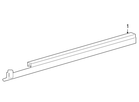 Body/Exterior Moldings for 2009 Ford Taurus X #1