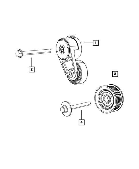 Pulleys and Related Parts for 2016 Dodge Journey #0