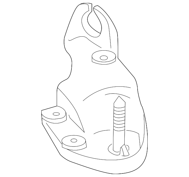 4898672 Деталь ENGINE BRACKET, LEFT