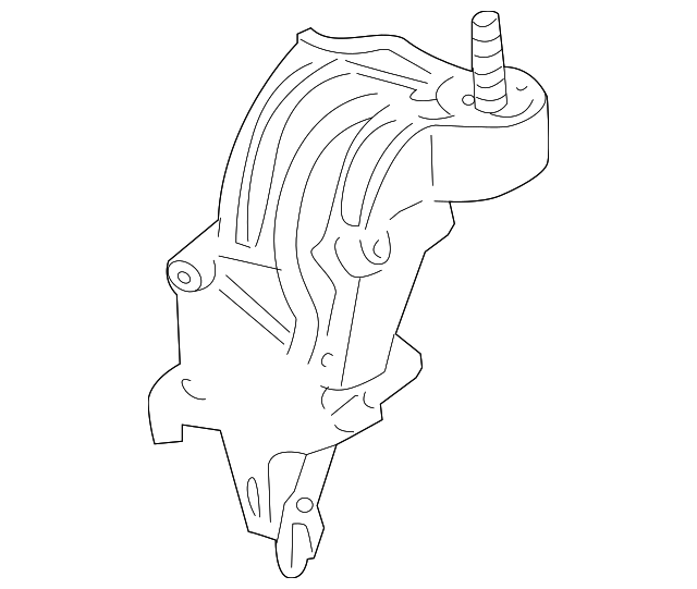 4898656 Деталь ENGINE BRACKET, LEFT