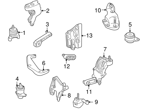 9-5 ENGINE & TRANS MOUNTING