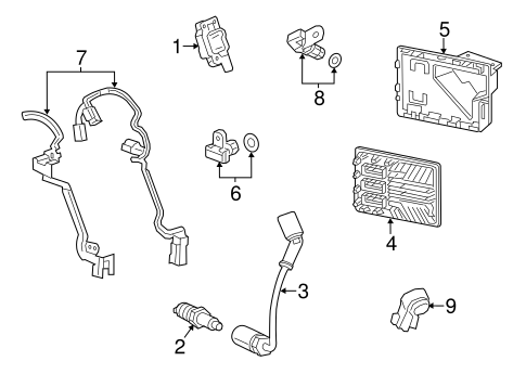 Ignition System for 2018 GMC Sierra 1500 #1