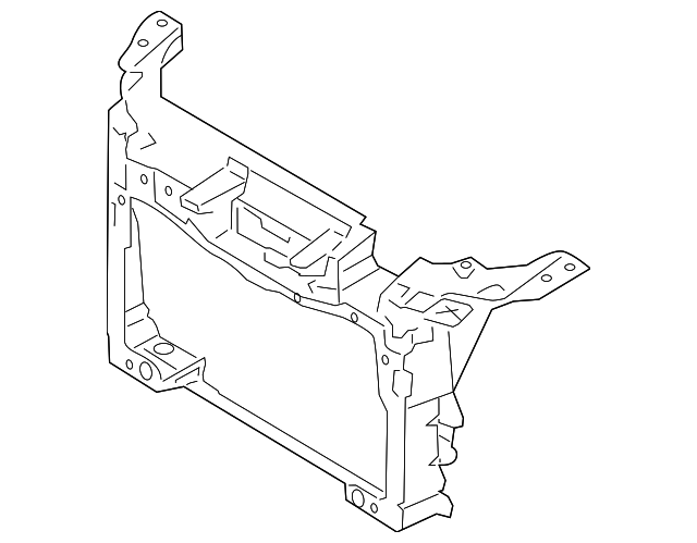 8A8Z-16138-A Деталь RADIATOR SUPPORT