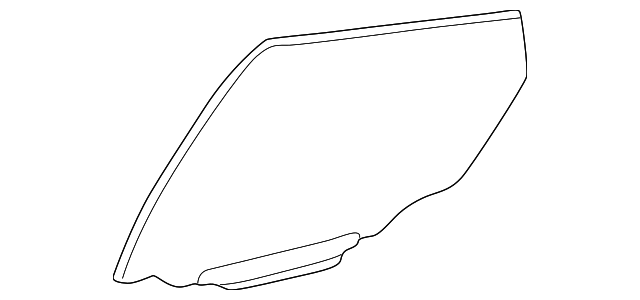 88969778 Деталь DOOR GLASS, RIGHT