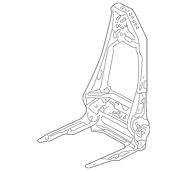 996-521-329-01 Деталь SEAT BACK FRAME, RIGHT