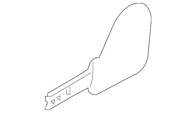 996-521-315-01-D05 Деталь RECLINE COVER, LEFT