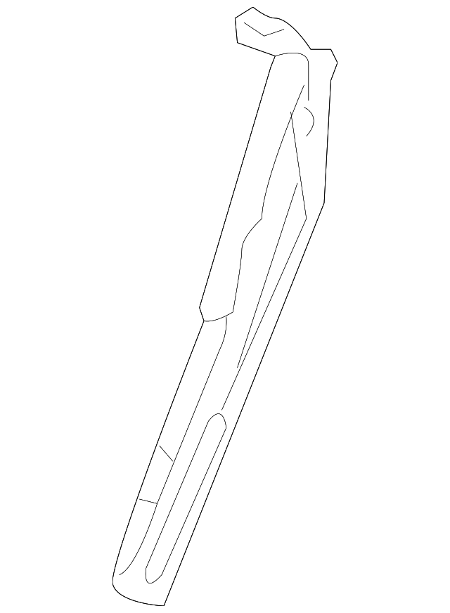 996-521-319-01 Деталь SEAT BACK PANEL BRACKET, LEFT
