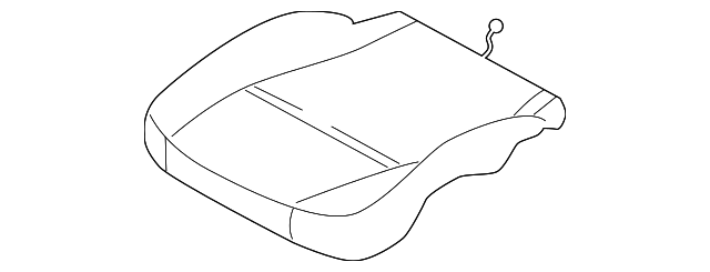 996-521-525-00 Деталь SEAT CUSHION PAD, LEFT